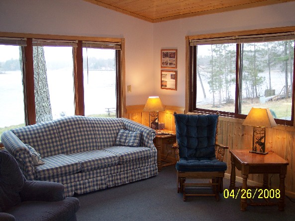 Living Room, 27" Color TV, DVD Player, Pullout couch