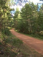 Biking/walking trails close to rental cottage